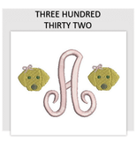 Font THREE HUNDRED THIRTY TWO
