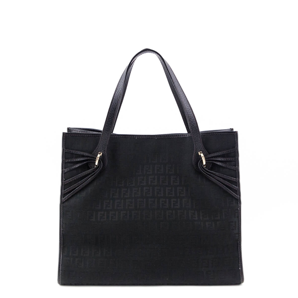 Fendi Black Monogram Zucca Tote - Affordable Designer Bags Canada