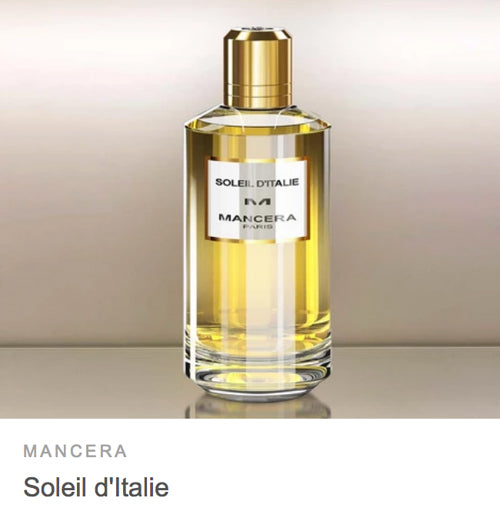 Soleil d'Italie fragrance by Mancera