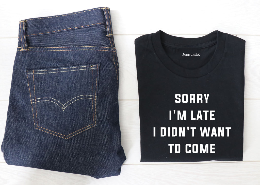 Slogan T Shirt with Jeans