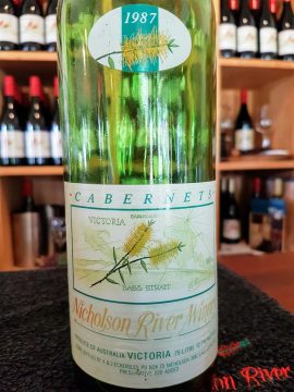 Nicholson River Winery 1987 label