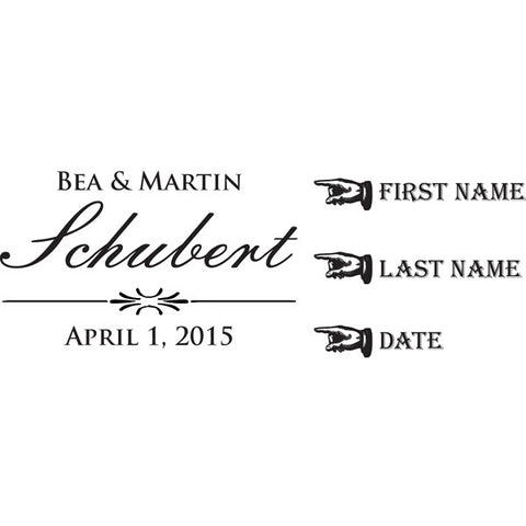 5 Gallon Wedding Barrel - Last name