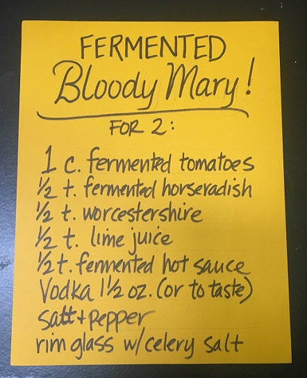 fermented bloody mary recipe