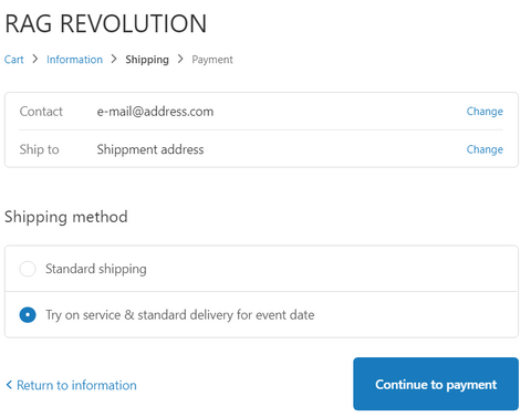 Rent a dress with Rag Revolution