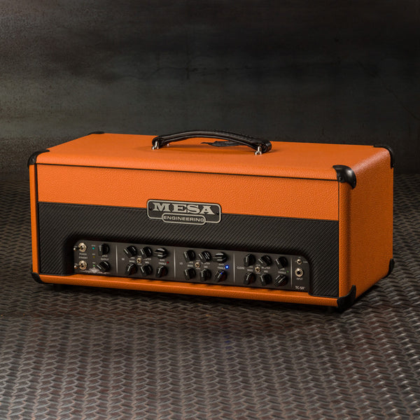 MESA/Boogie Triple Crown TC-50 Head - Custom Orange Bronco with Orange Bronco /Black Carbon Front Panel