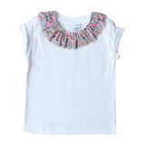 ottilie scallop collar t-shirt made with betsy ann pink