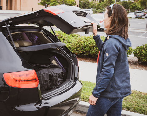 The compact and portable Airport Ninja fits in any size car