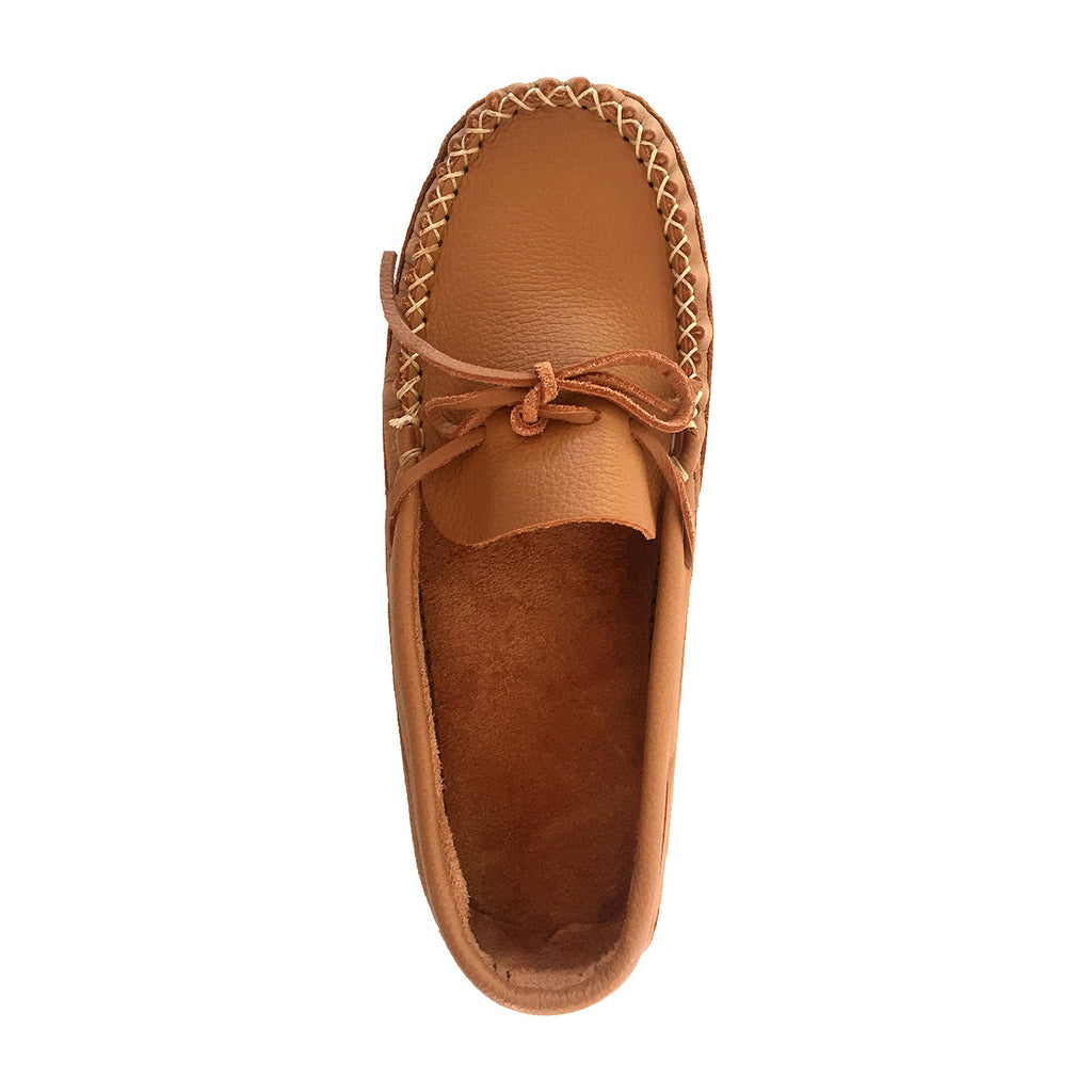 leather soled moccasin slippers