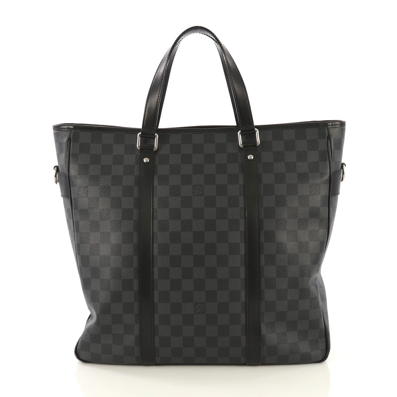 Louis Vuitton Tadao Handbag Damier Graphite MM Black 429992 – Rebag