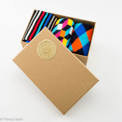 Three pairs socks gift box pack