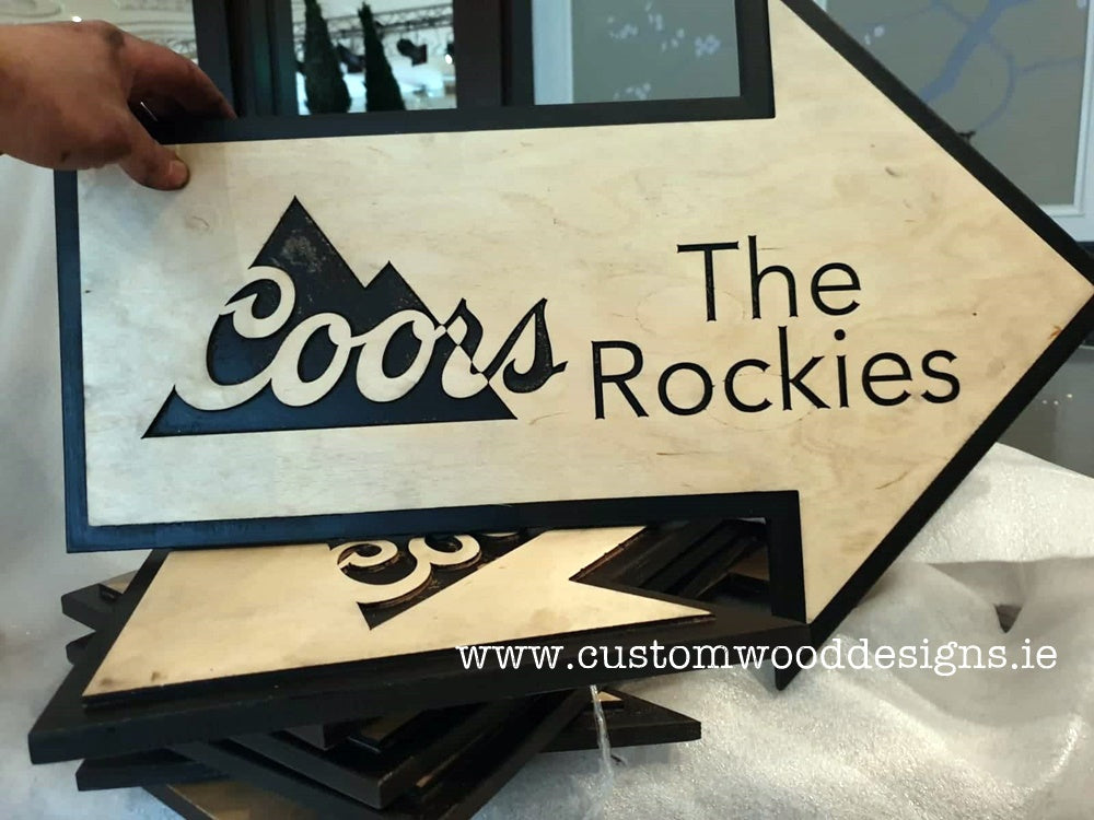 Cors light logo custom wood designs wooden signgs promotional brand activation company timber engraved cnc laser cut ireland irish business gary byrne custom wood  (4)