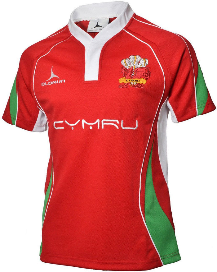 Olorun Wales Rugby Shirt Home Colours (Fast Delivery ...