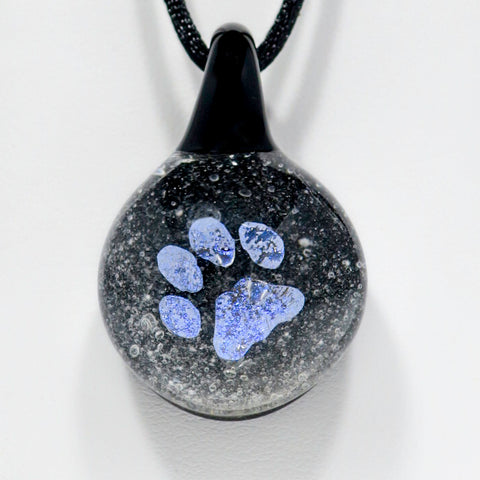 paw print memorial piece pet loved one ashes