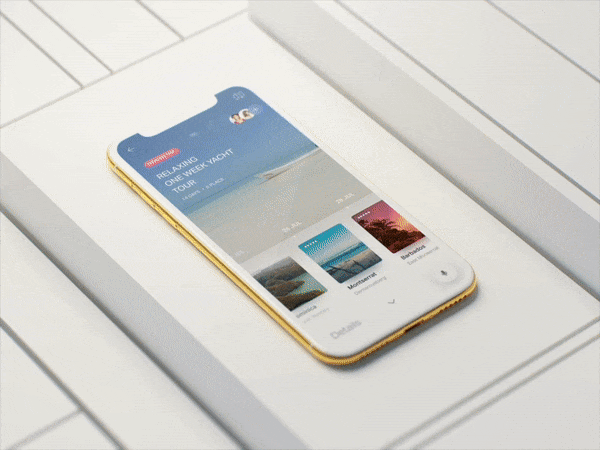 mobile design trends: traveling experience