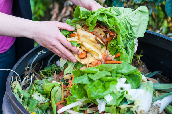 Reciclaje de cáscaras de vegetales para alimentación animal.