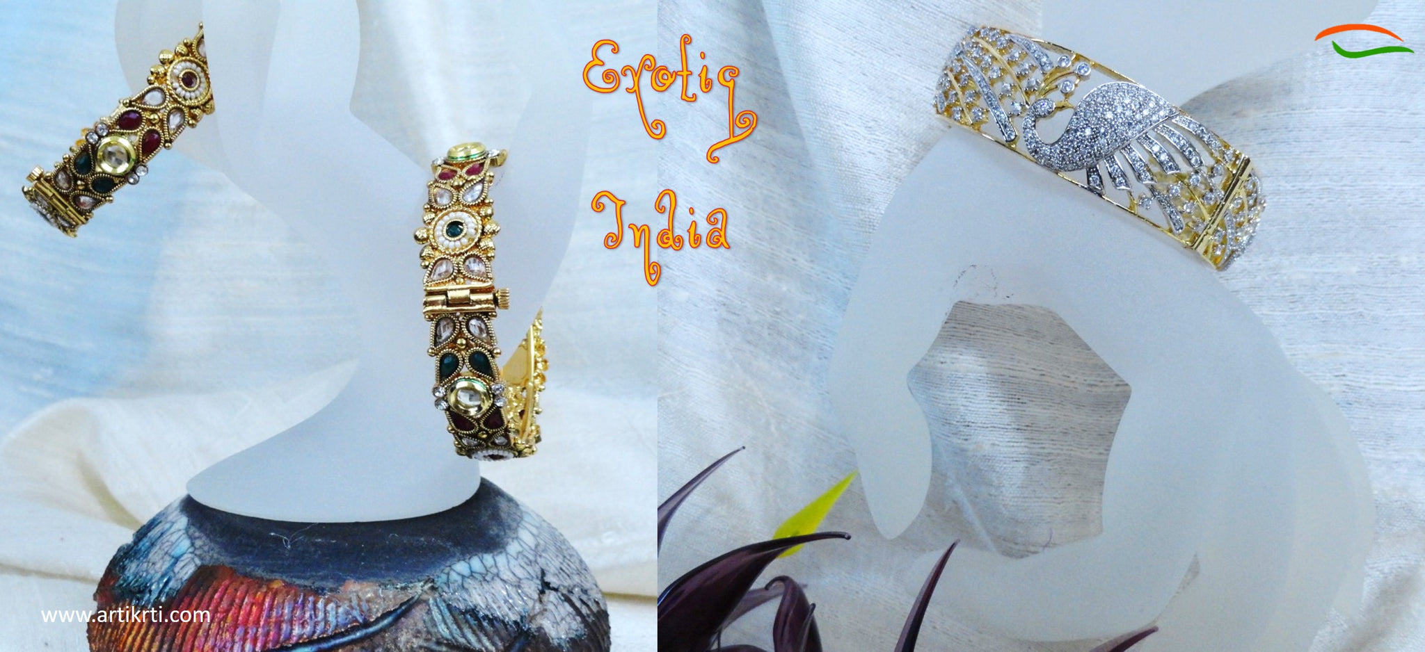 bridal-bracelets-bangles-necklace-sets-faux-diamond-ruby-saphire-pearl-artikrti