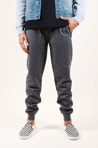 Charcoal Grey French Terry Jogger Pants