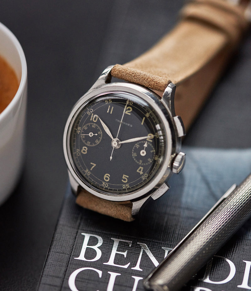Buy grained blue leather La Rochelle watch strap | Buy ...