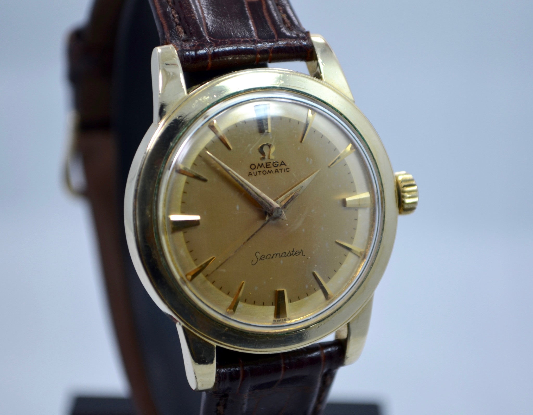 Vintage Omega Seamaster 6250 Gold Filled Automatic Cal. 500 Wristwatch ...