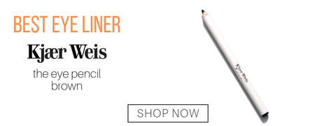best eye liner: the eye pencil in the shade brown from kjaer weis 