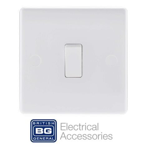 White Plastic Switches and Sockets