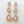 Long Dangle Swiss Zircon Wedding Earrings - Enumu