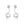 92.5 Sterling Silver Cute Bear Earrings - Enumu