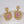Pink Tourmaline and Citrine Dangle Earrings - Enumu