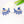 Blue Sapphire Studs / Earrings - Enumu