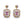 Pink Tourmaline and Citrine Dangle Earrings - Enumu