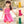 Dark Pink Cotton Dress - Enumu