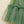 White Cotton Top and Green Net Dress - Enumu