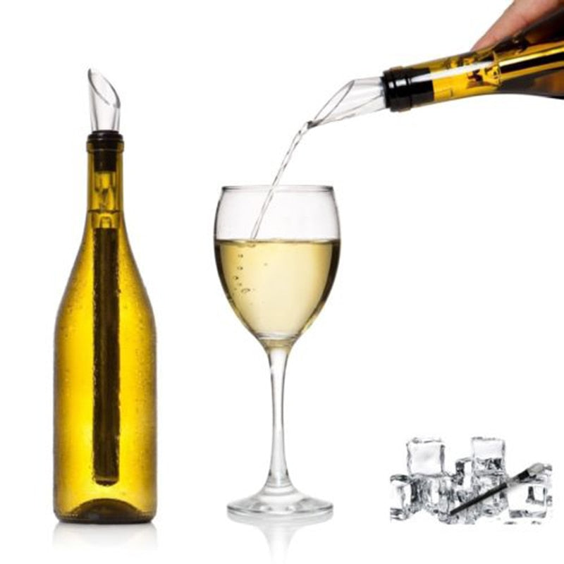 Image of Insta-Chill 3-in-1 Wine Chiller Stick, Aerator & Pourer