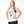 "She Flies With Her Own Wings" Graphic Tank in White/Gold