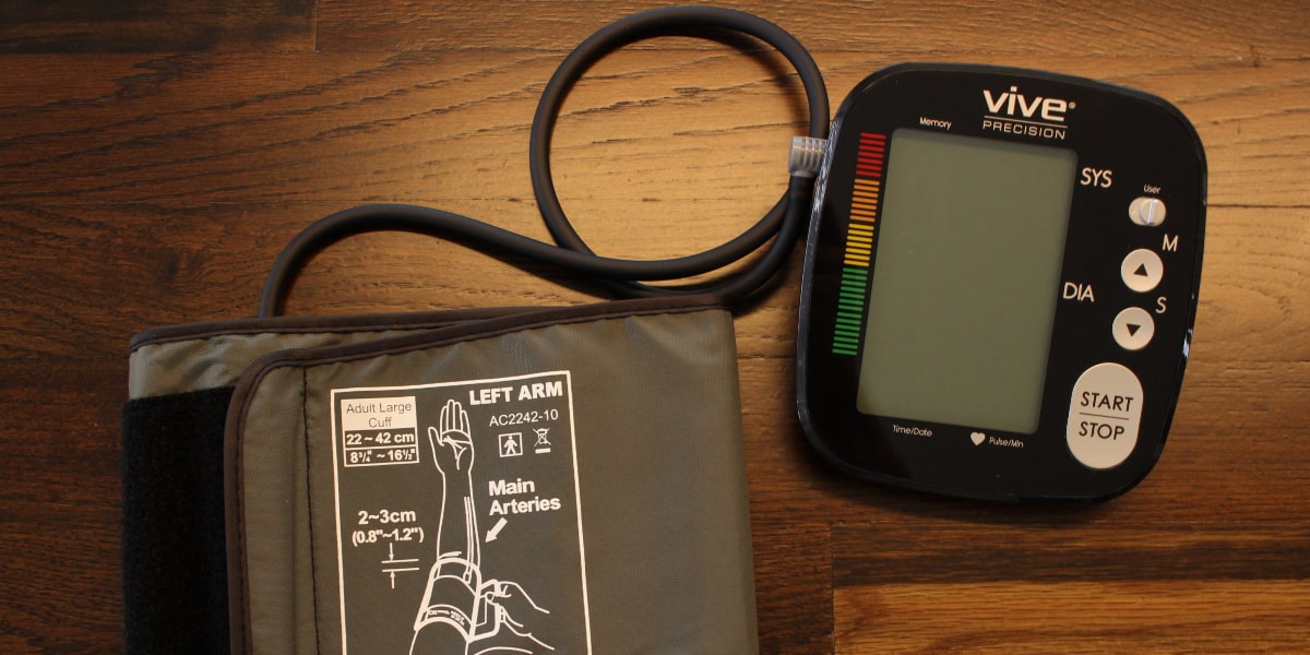 black vive precision blood pressure monitor