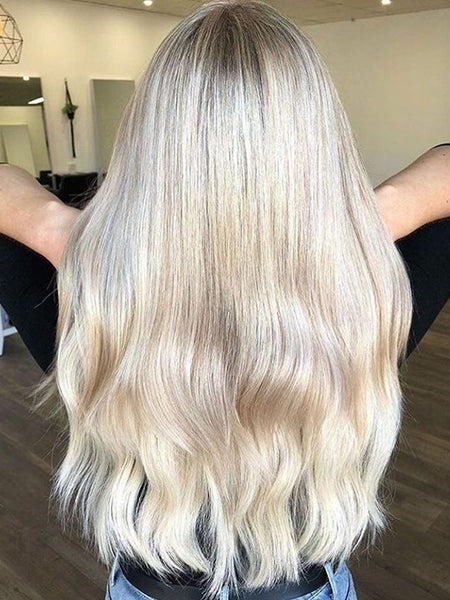 hair colour ideas: platinum blonde