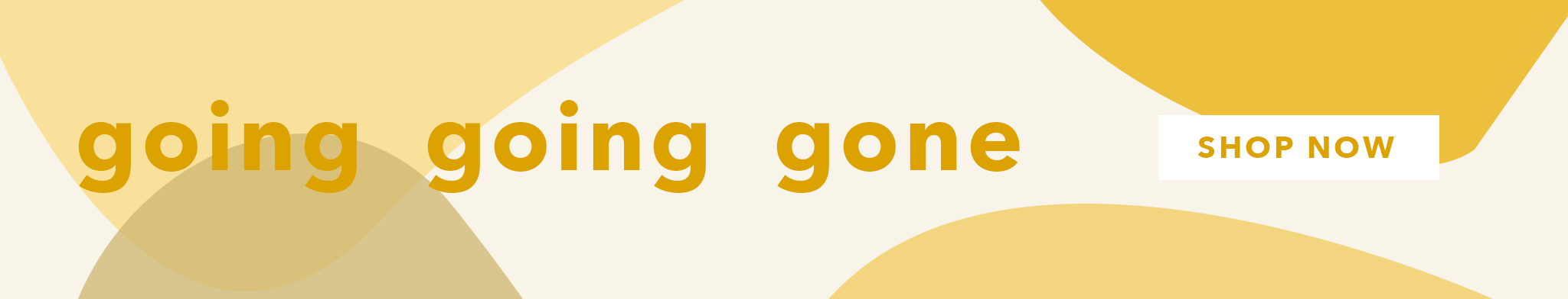 going going gone sale