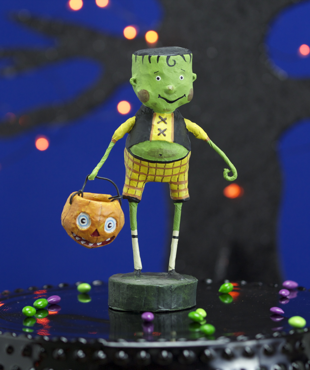 Lori Mitchell Little Frankie Stein Halloween Figurine