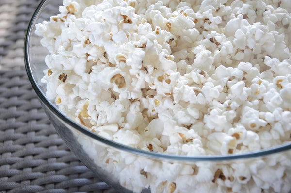 popcorn on a bowl