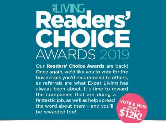 Expat Living Voter's Choice Award 2019! 🏆