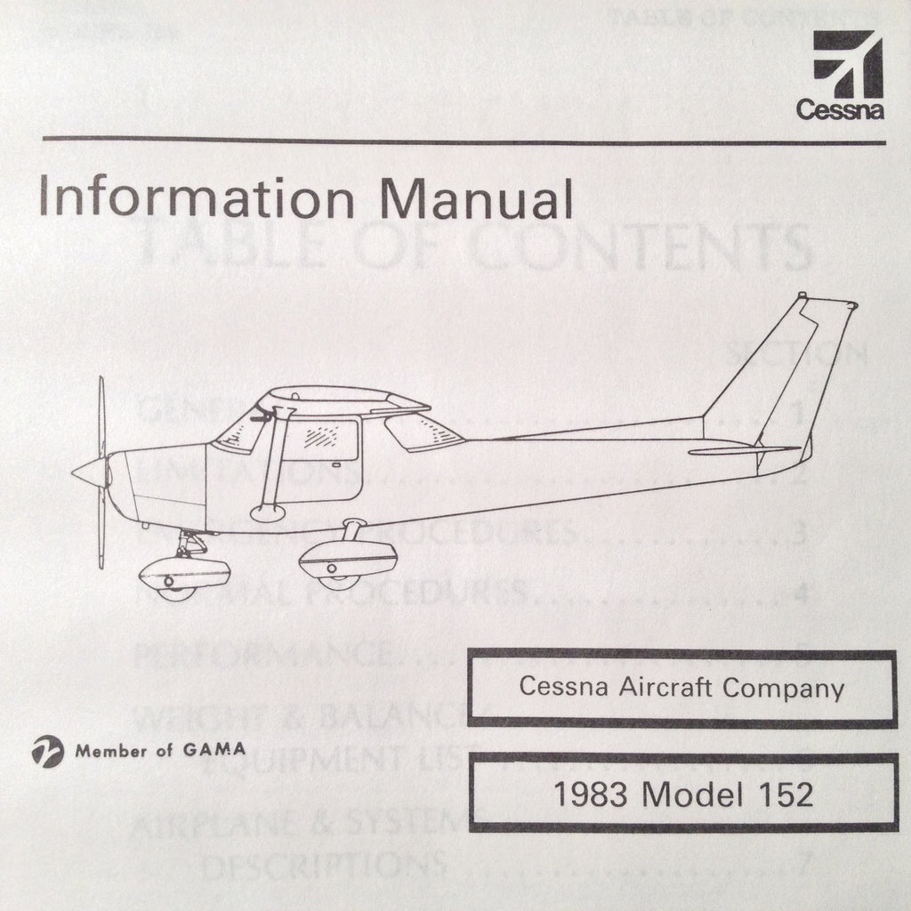 Cessna 152 Information Manual