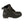 Milwaukee Leather Boots MBL9320 Women’s Black Side Zipper Plain Toe Boot