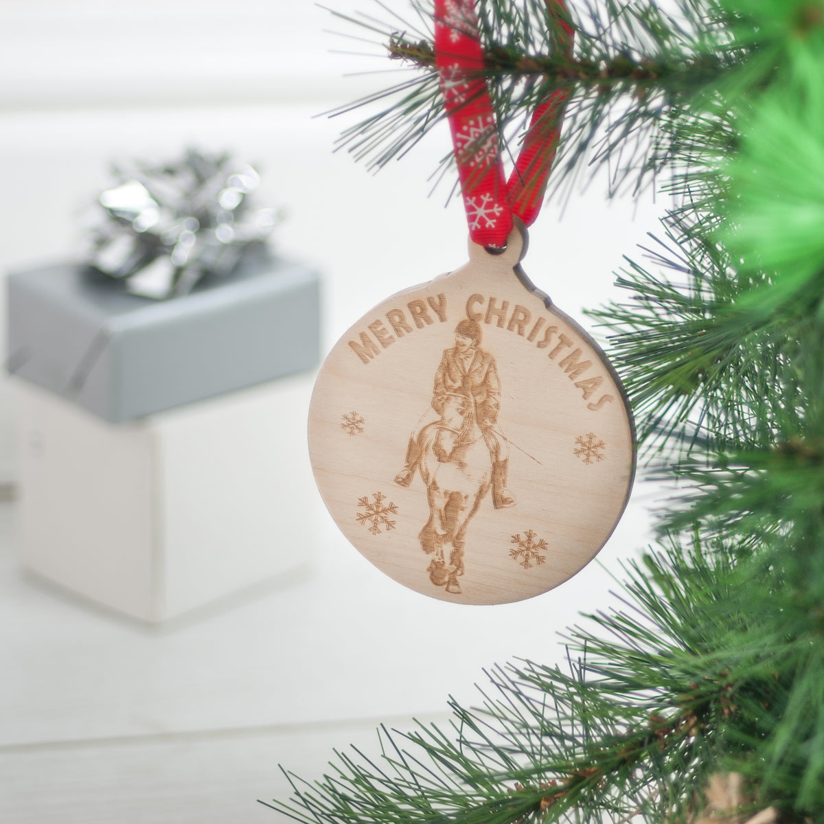 Personalised Christmas Wooden Baubles Bespoke & Personal