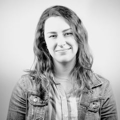 Black and White Portrait of Anna Audette