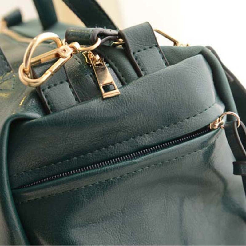 Vintage Leather Baguette Shape Handbag - Pluto99