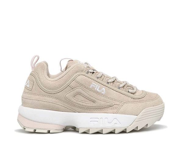 fila disruptor grey and white