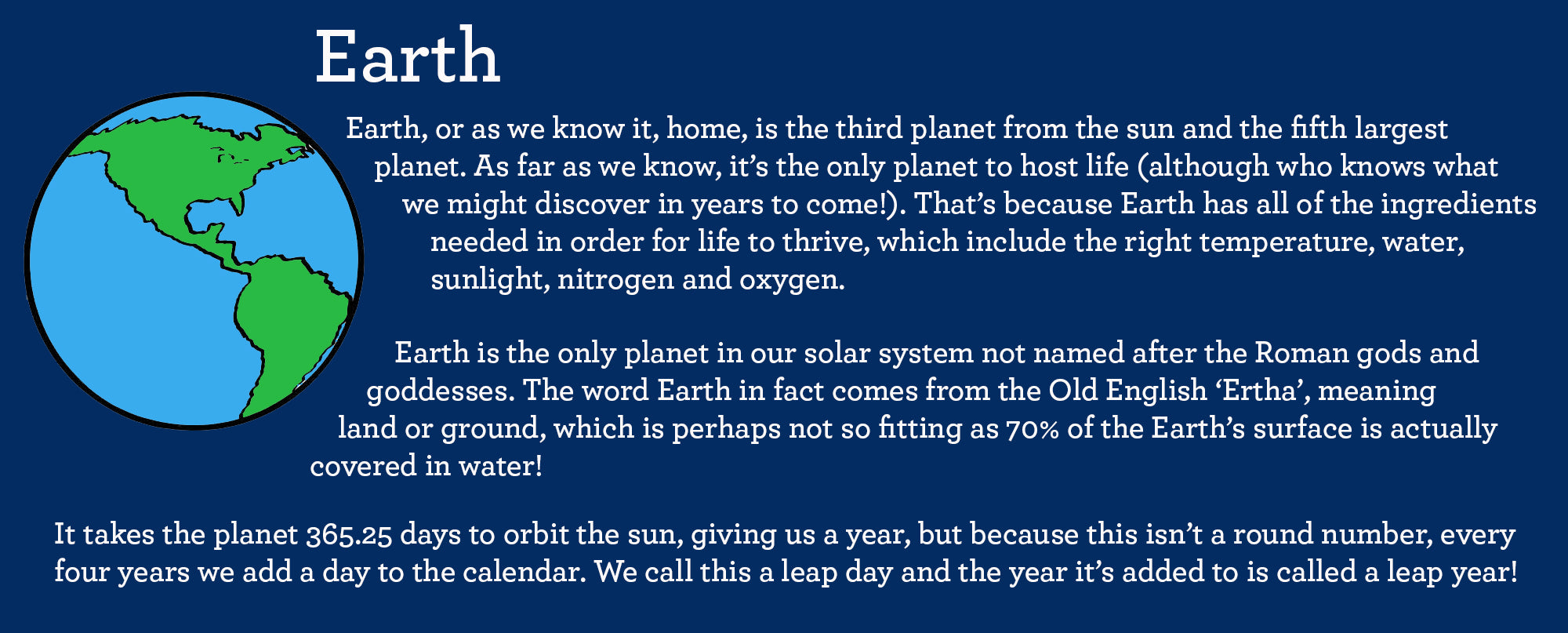 facts about Earth
