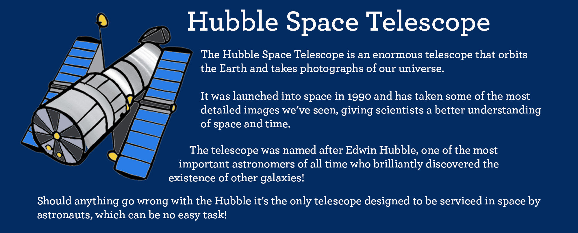 facts about hubble space telescope