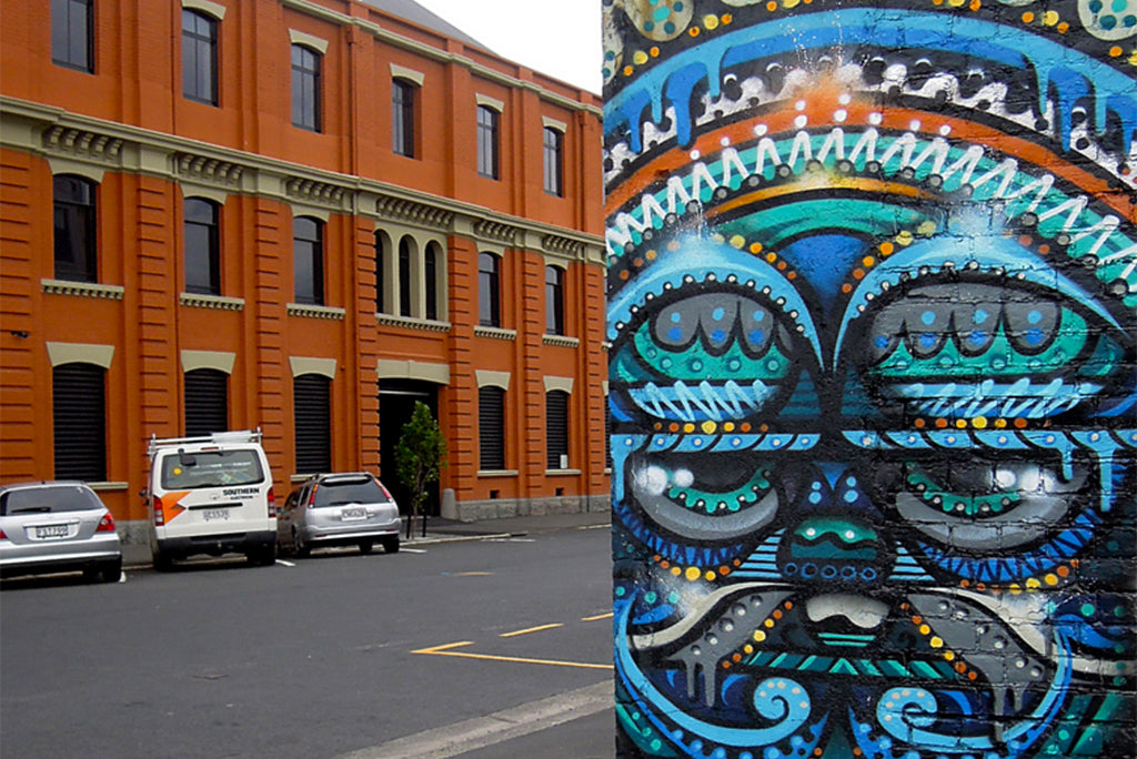 Sean Duffell street art in Wellington