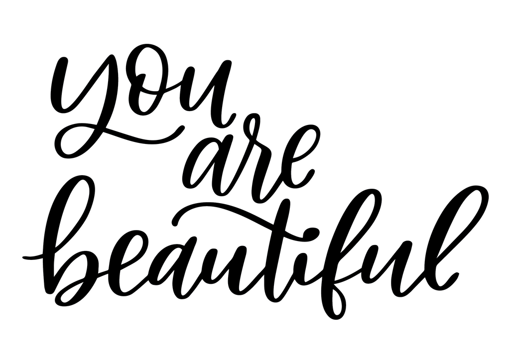 You Are Beautiful DECAL – Justine Ma